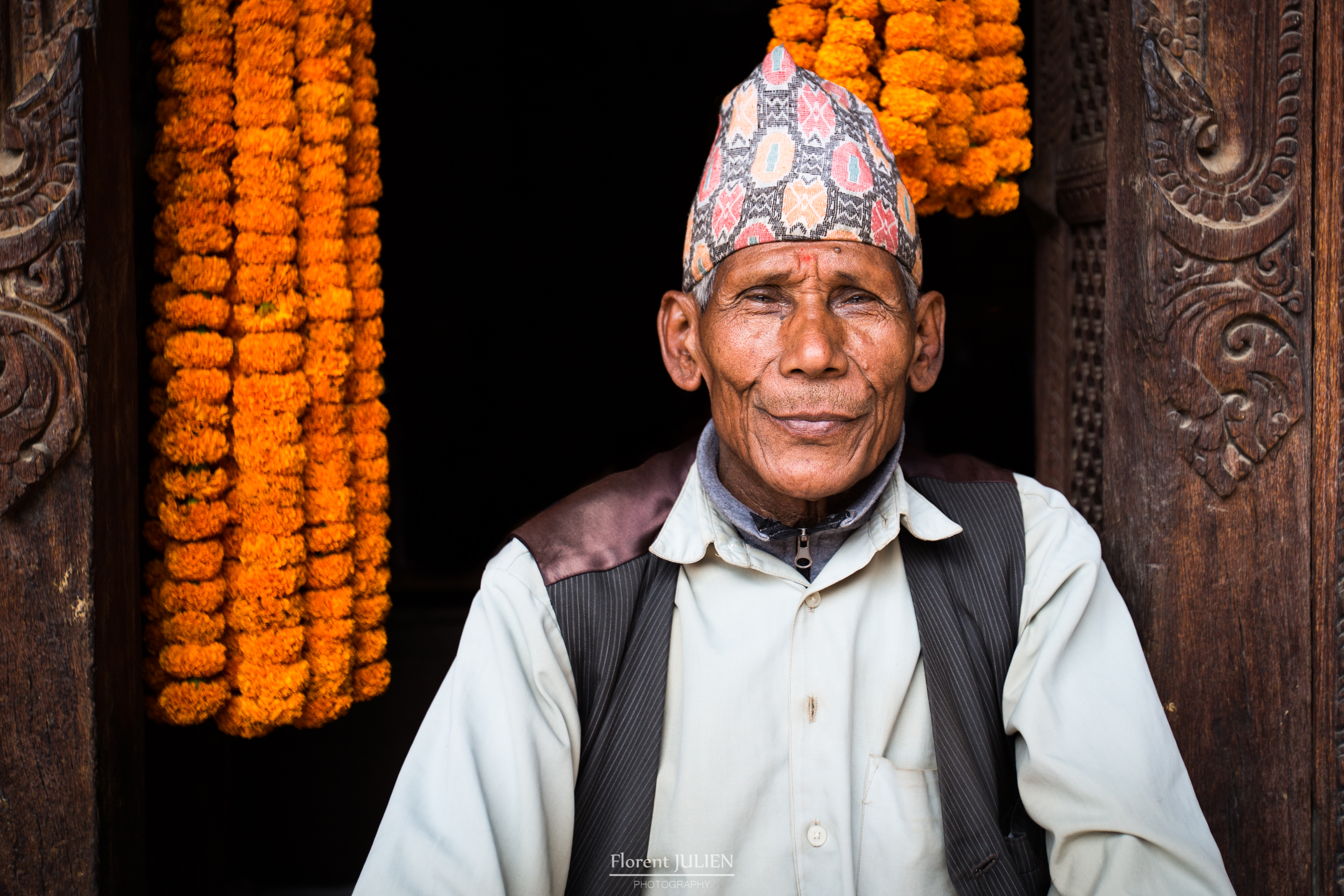 An old man in Patan