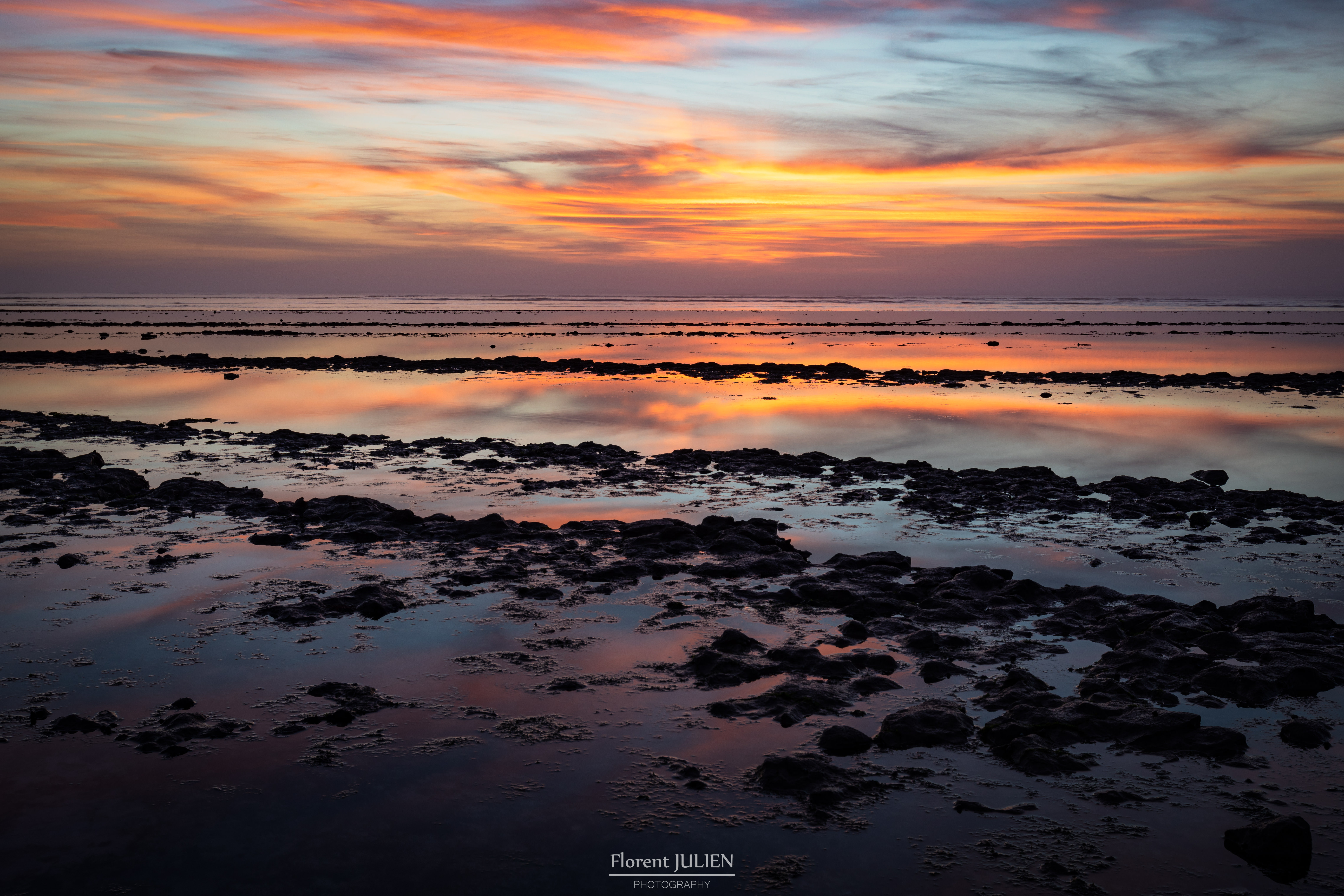 Coucher de soleil sur Oléron