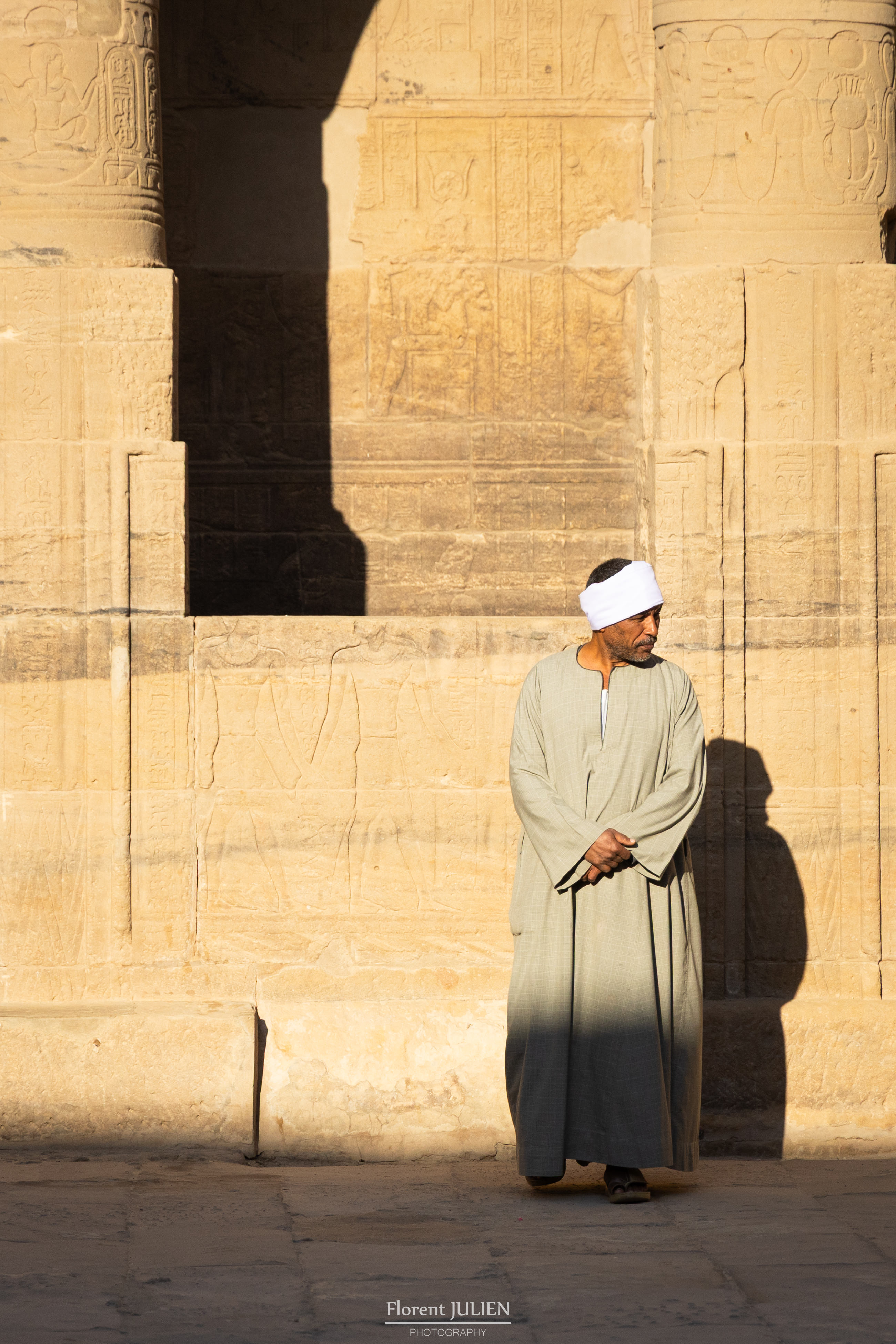 Scène de vie à Philae